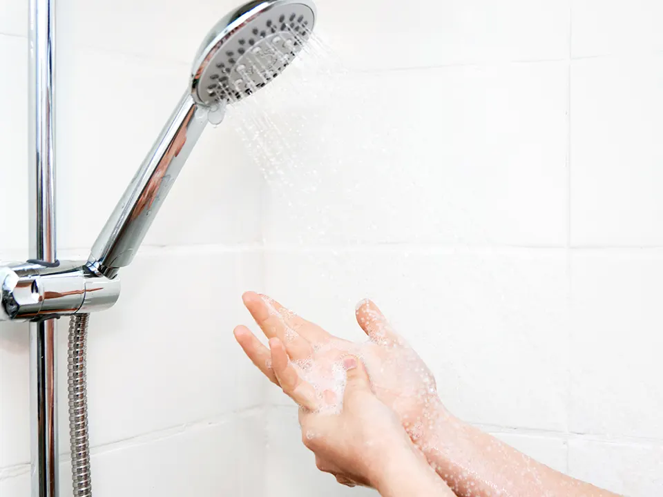 low water pressure in shower